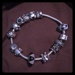 Pandora Bracelet with 12 beads